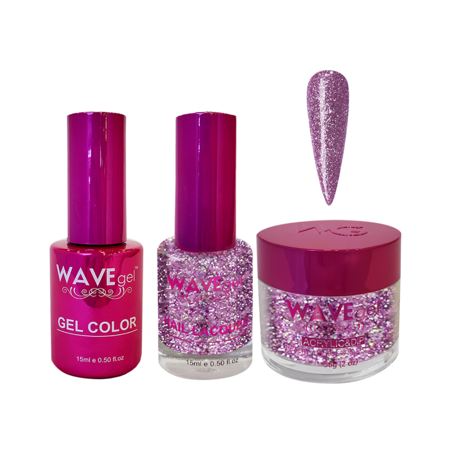 WaveGel 4-in-1 Princess - WP119 Primerose Glitter