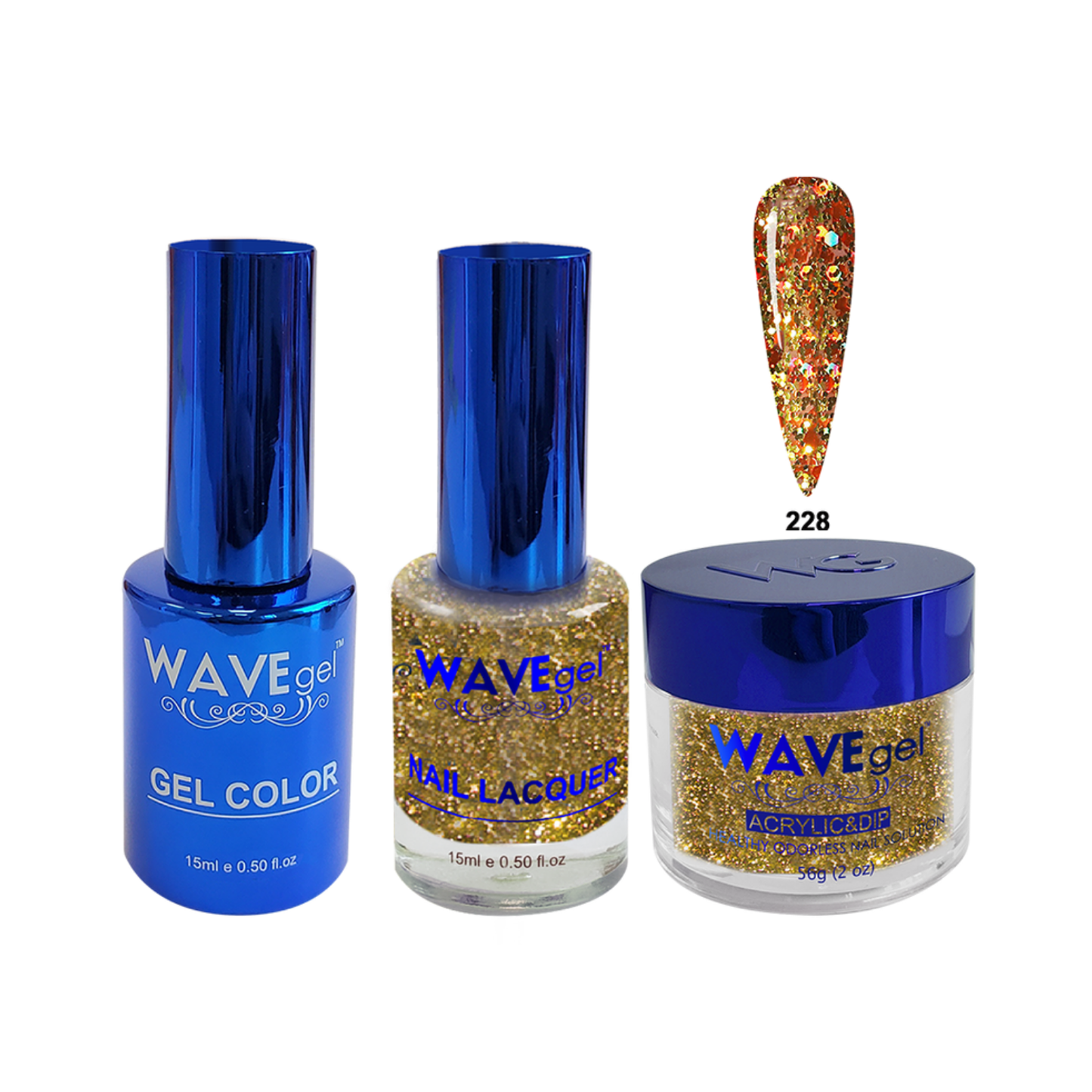 WaveGel 4-in-1 Royal - WR228 Gold Under Sea