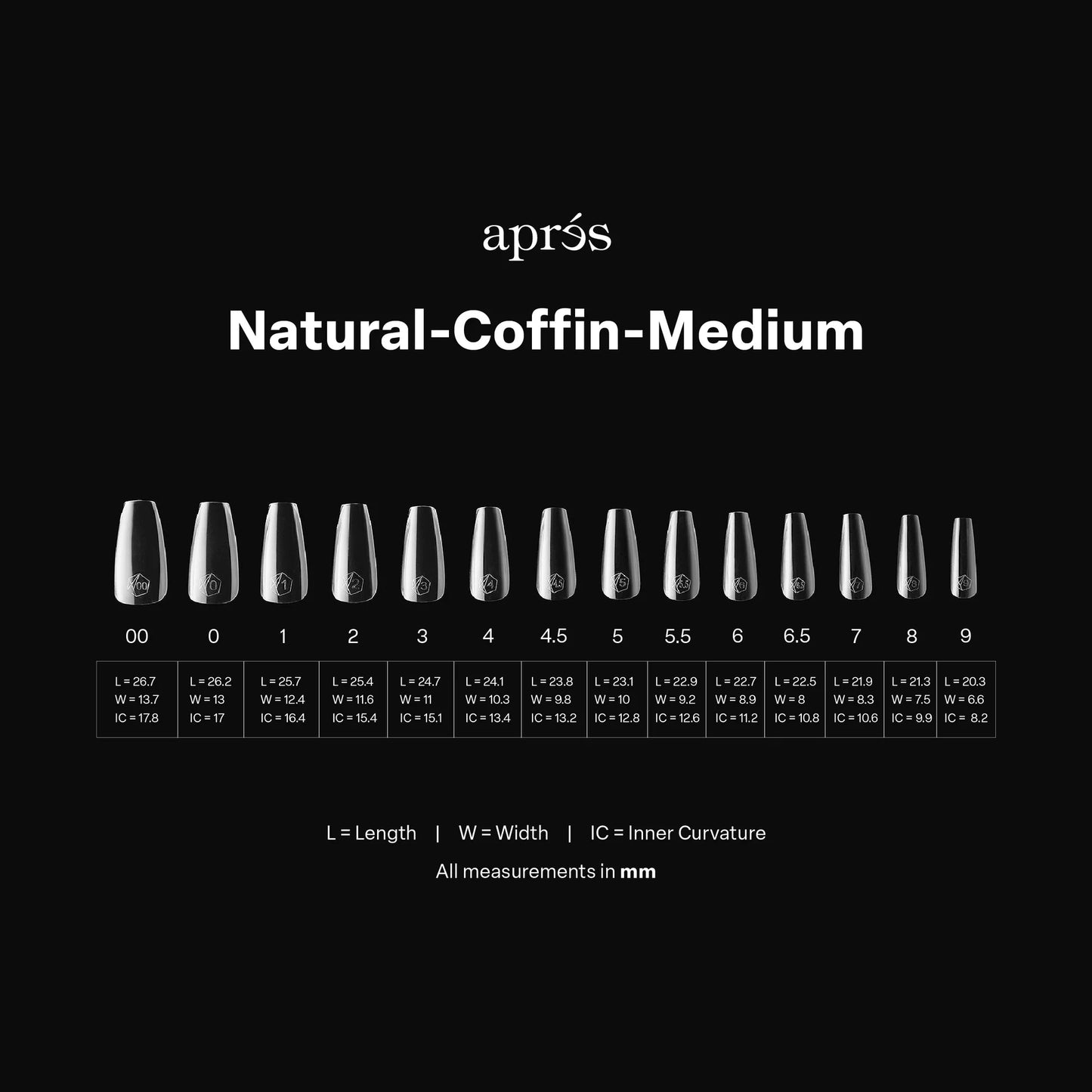 GEL-X® Natural Coffin (600PCS)