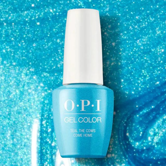 OPI Gel - GC B54 Teal The Cows Come Home