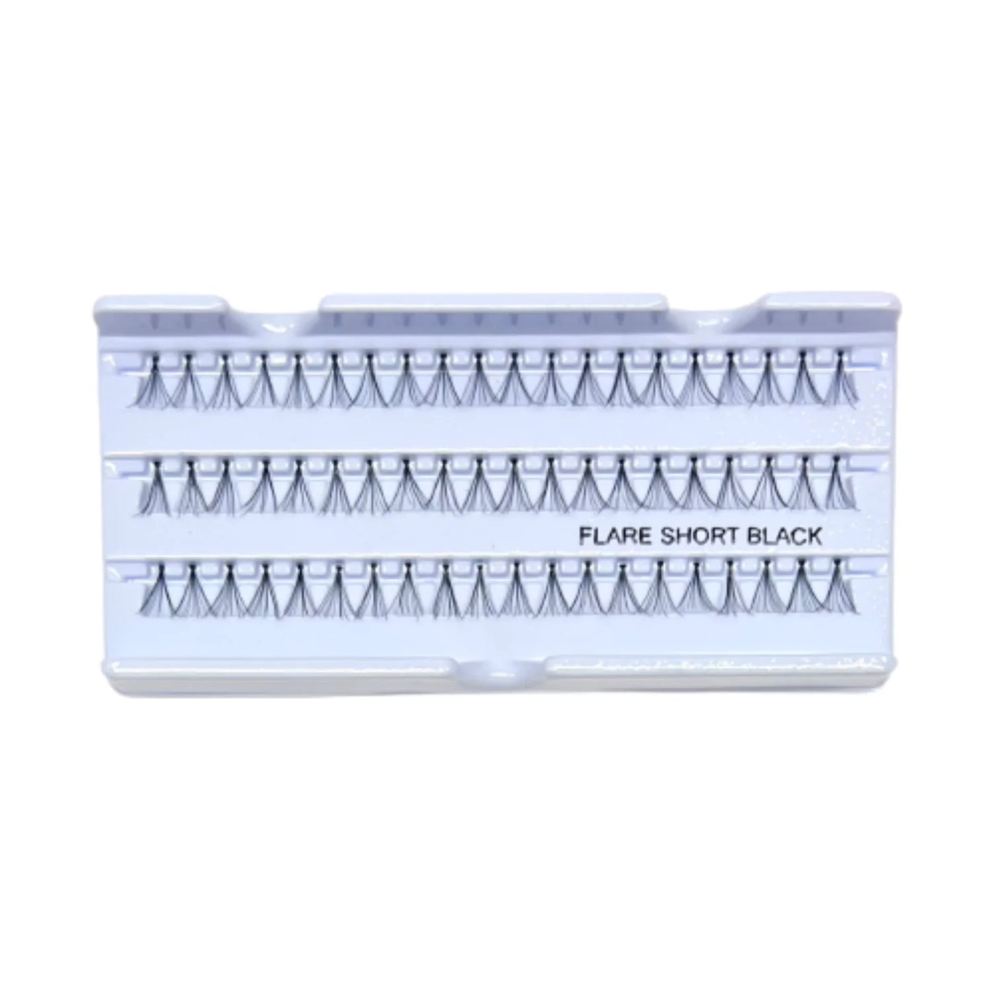 Indonesia Flare Short Black Lashes - 100 pcs