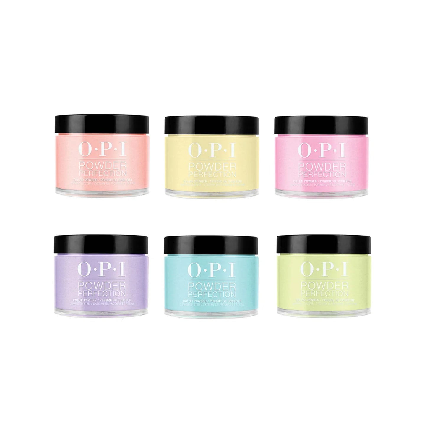 O.P.I Powder Perfection Summer 2023 Collection set (6).